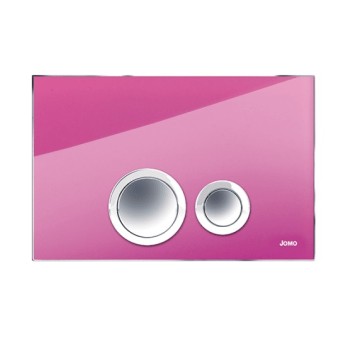 WE - PRZYCISK ELEGANCE SZKŁO FUKSJA CH/CH